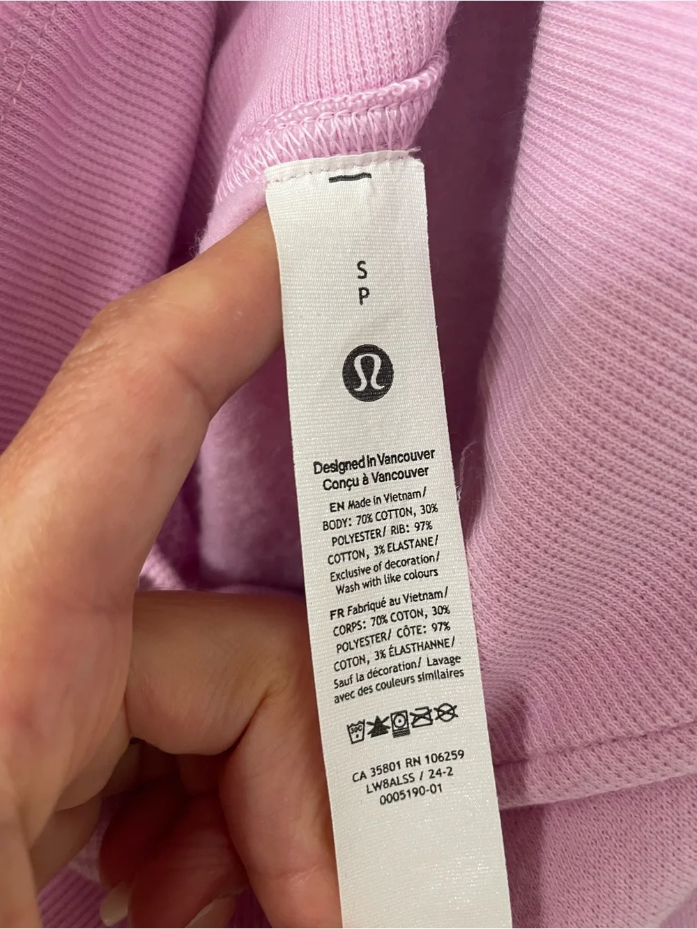 Lululemon Pink/purple Scuba High-Rise Mini Skirt Size Small